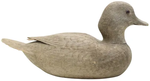Sunbleached Wood Duck Decoy