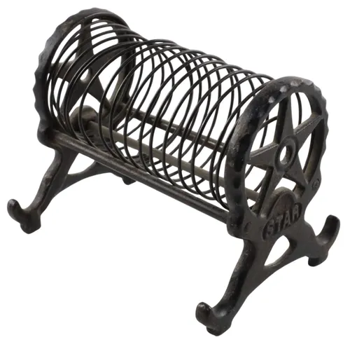Antique Cast Iron Letter Holder With Spring