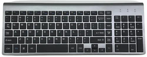 Black & Silver Wireless Keyboard