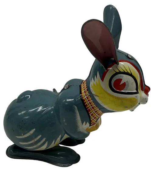 Vintage Tin Windup Bunny Rabbit