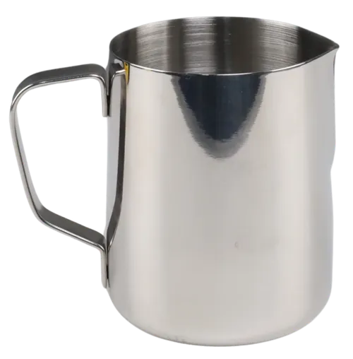 Polished Steel Milk Frothing Pitcher