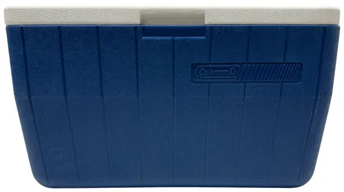 Medium Blue Cooler With White Lid