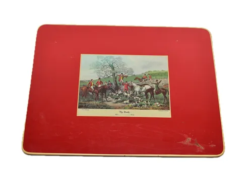 Red Historical Pimpernel Placemat