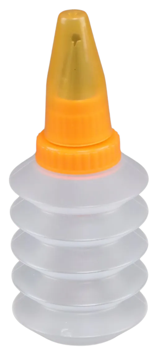 Icing Bottle With Piping Tip & Orange Cap
