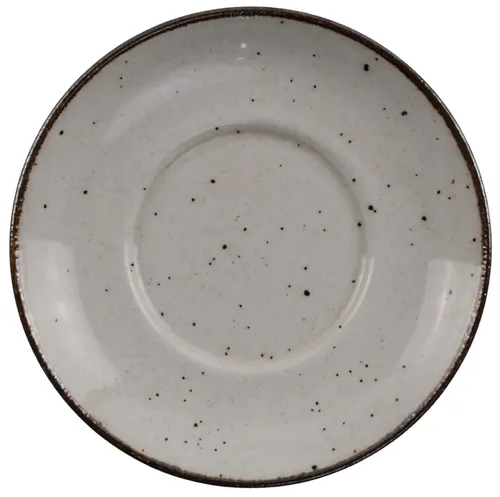 Light Speckled Saucer
