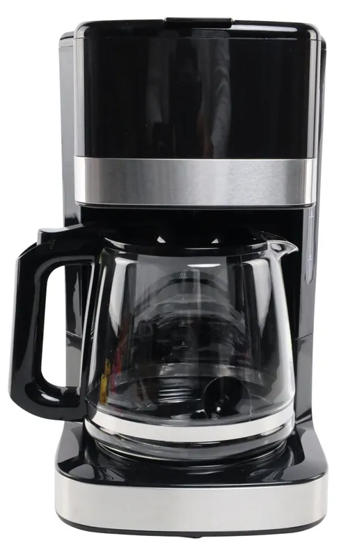 Black & Silver 10 Cup Coffee Maker