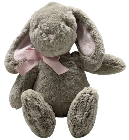 Beige & Pink Bunny Rabbit Plush Stuffed Animal