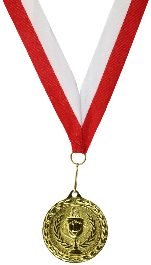 Award Medal On Ribbon - E