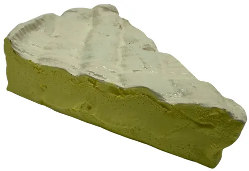 Artificial Tomme d'Auvergne Cheese Wedge