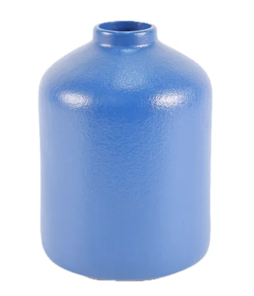 Dark Blue Mini Torpedo Ceramic Vase