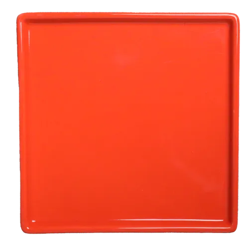 Orange Square Side Plate