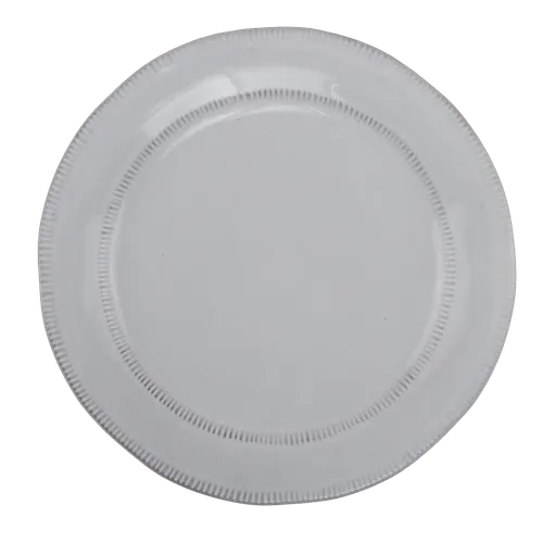 White Wash Stitch Side Plate