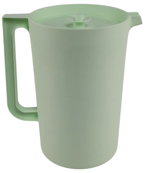 Pastel Green Plastic Pitcher With Lid