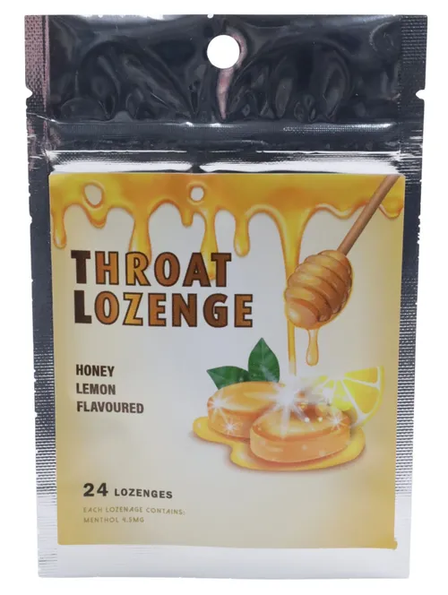 Generic Throat Lozenge Honey Lemon Pack