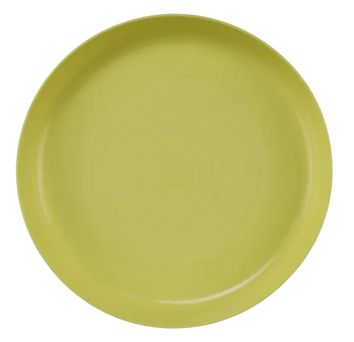 Yellow Plastic Plate