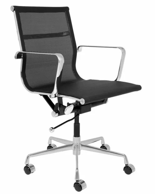 Black Mesh Swivel Office Chair
