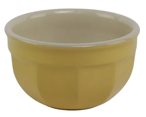 Yellow Stoneware Mixing Bowl