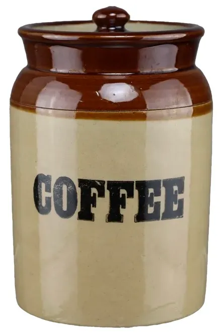 Beige & Brown Ceramic 