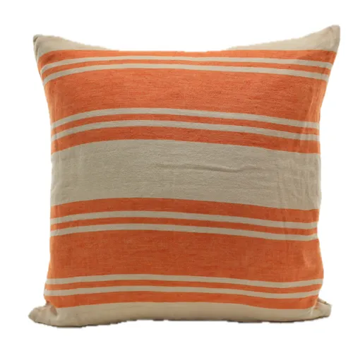 Atomic Tangerine Orange Throw Pillow