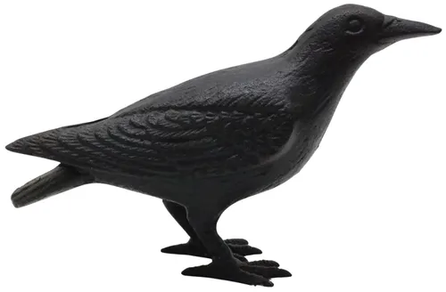 Black Cast Iron Crow