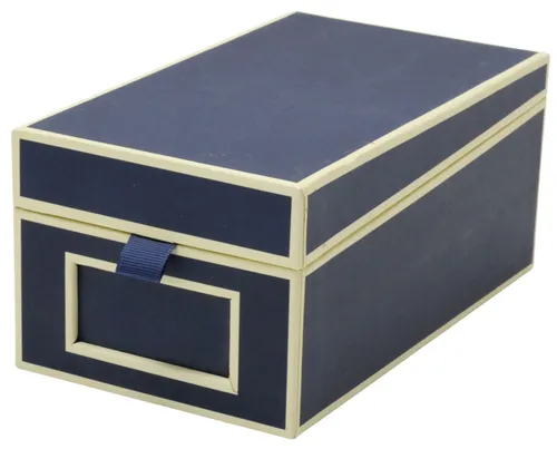 Navy Blue Document Storage Box