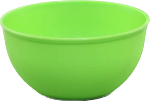 Small Bright Green Plastic Serving Bowl