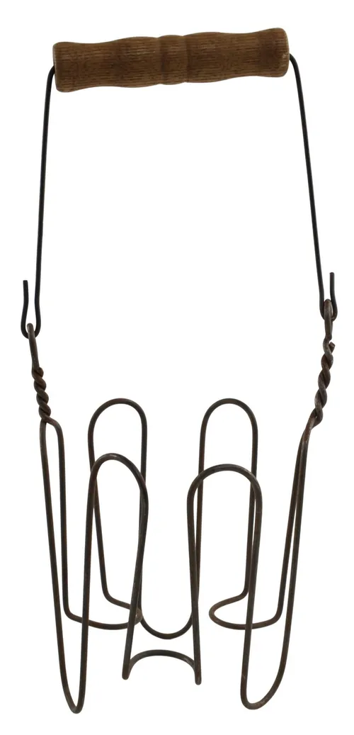 Wire Canning Jar Holder With Wood Handle
