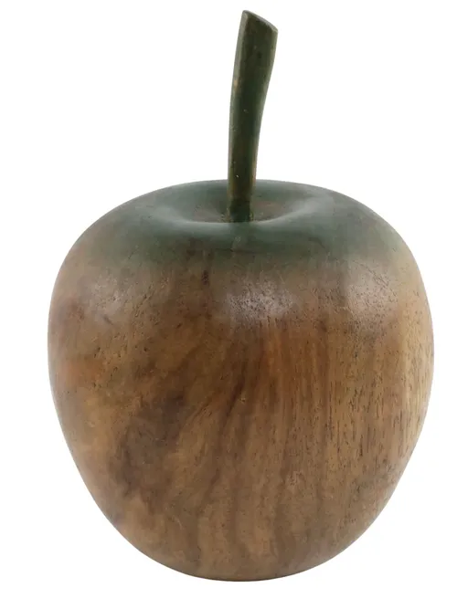Large Natural Wood Apple