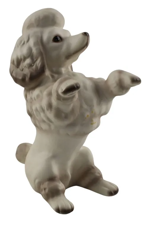 Porcelain Poodle Dog