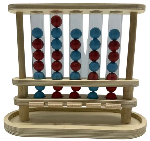 Wood Connect Five Strategy Game