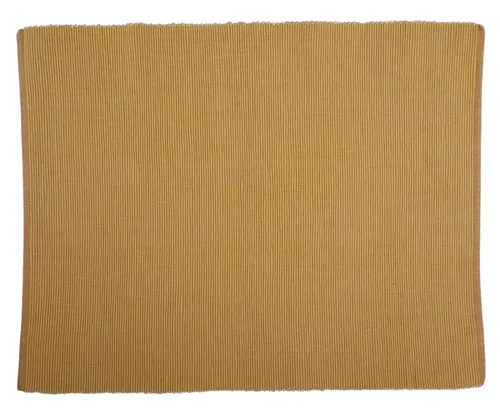 Saffron Yellow Ribbed Placemat