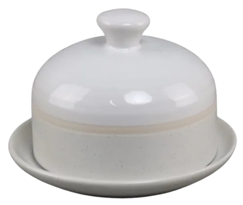 French Vanilla Rings Butter Dish