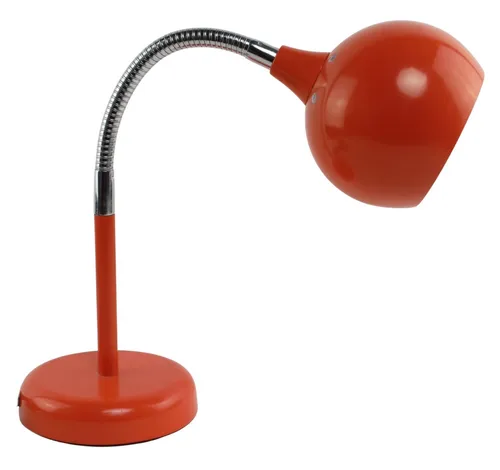 Orange Bendable Arm Desk Lamp