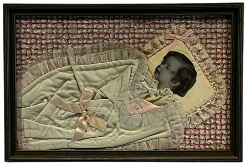 Mourning Memorial In Wood Frame
