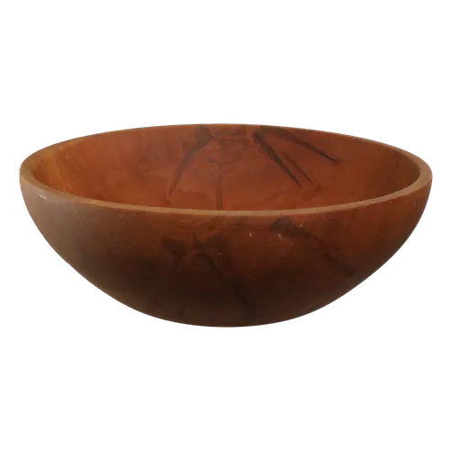 Extra Large Wood Turned Serving Bowl
