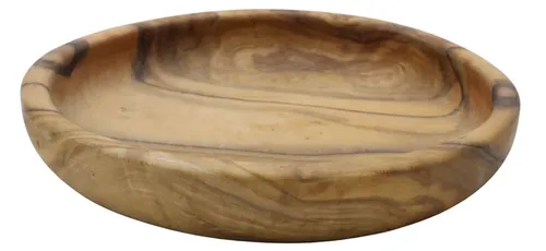 Olive Wood Shallow Bowl