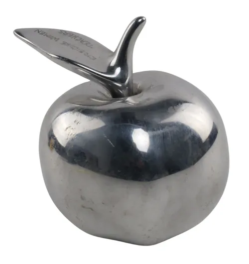 Polished Aluminum Apple