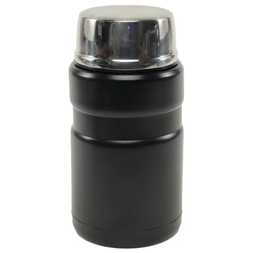 Matte Black Metal Thermos