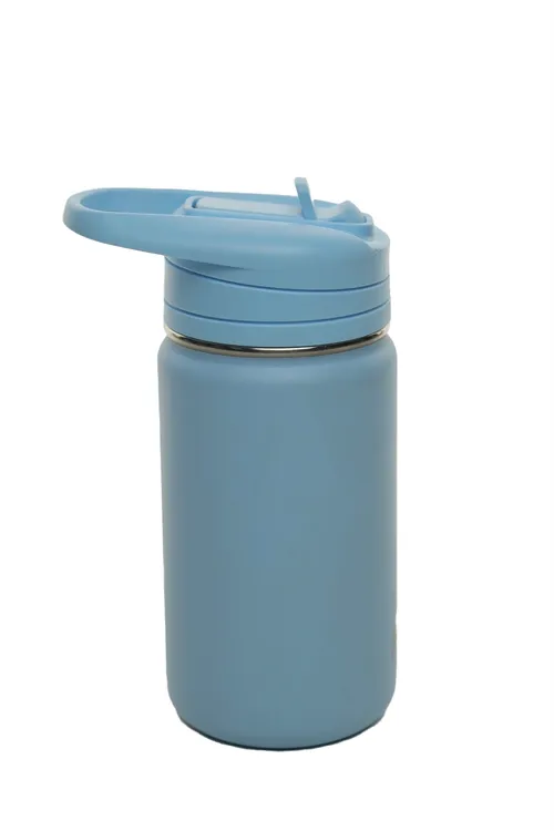 Pale Blue Yonder Metal Water Bottle