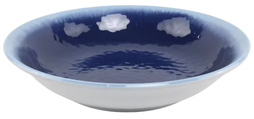 Ocean Blue Melamine Serving Bowl