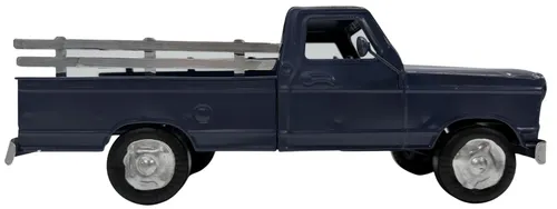 Blue Metal Pickup Truck