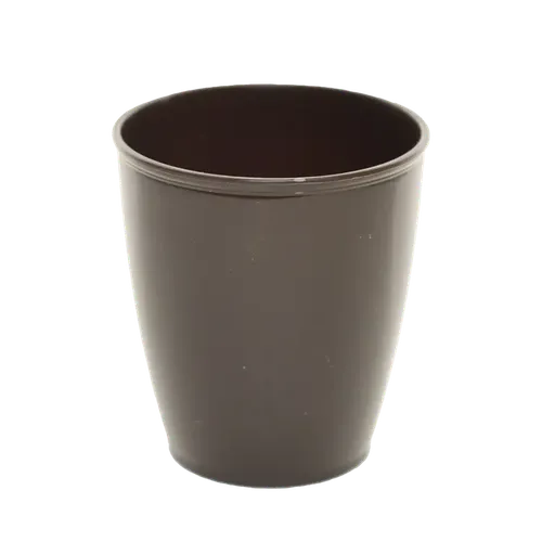 Brown Plastic Drinking Cup