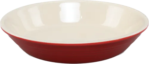 Red Ceramic Pie Plate 