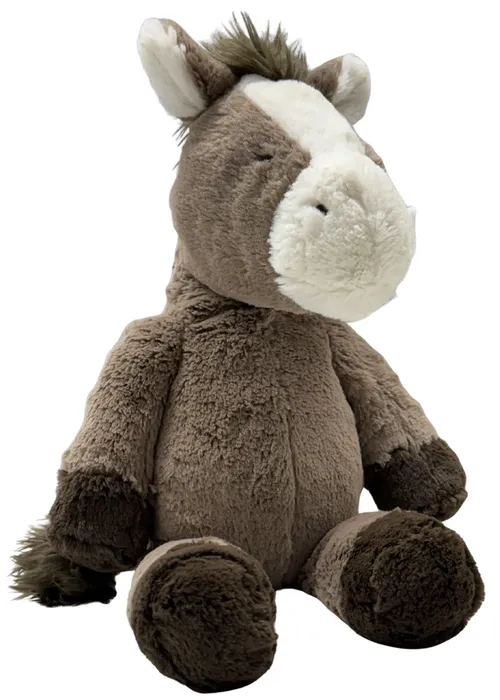 Brown & Cream Plush Horse Stuffed Animal