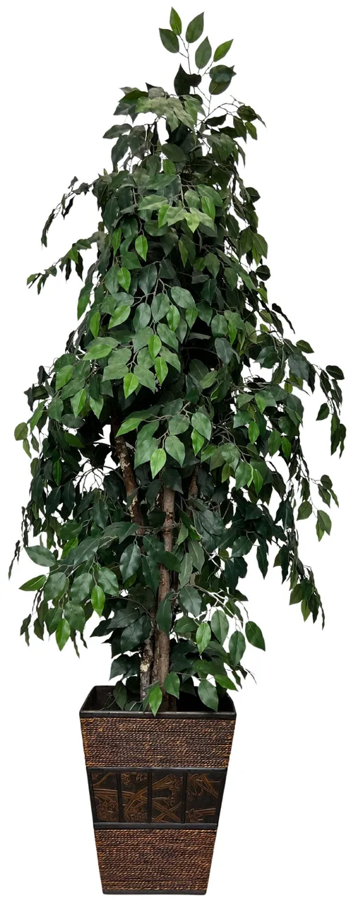 Artificial Ficus Tree In Planter