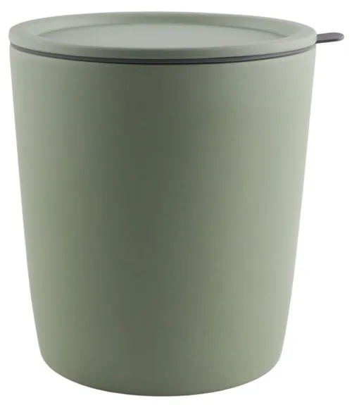 Sage Green Bamboo Storage Canister - Large