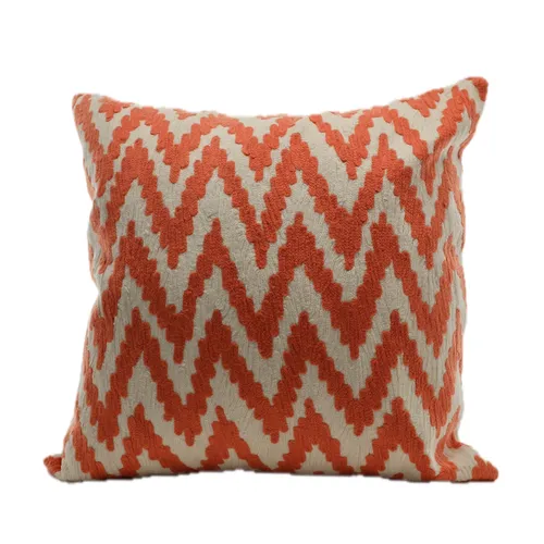 Coral Pulse Throw Pillow
