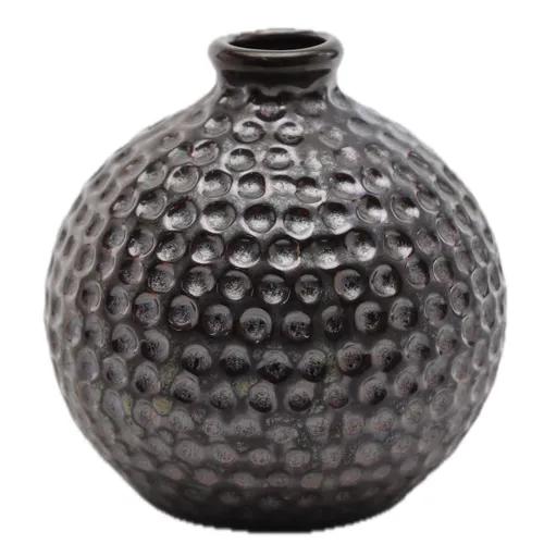 Tarnished Golf Ball Ceramic Vase