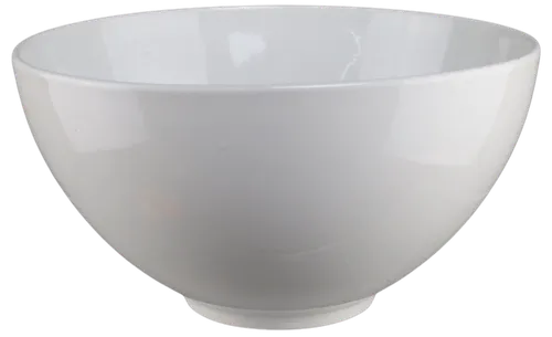 White Serving Bowl With Pedestal Base
