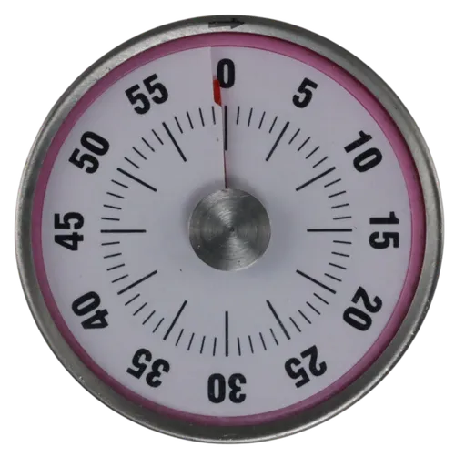 Pink Round Kitchen Timer